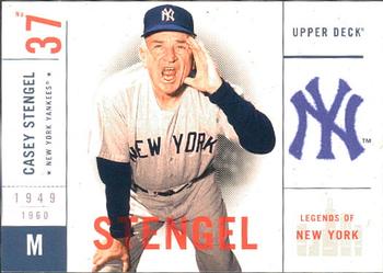 2001 Upper Deck Legends of New York #97 Casey Stengel Front