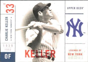 2001 Upper Deck Legends of New York #99 Charlie Keller Front