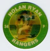 1991 Score 7-Eleven Superstar Action Coins: Florida Region #14 OG Nolan Ryan Front