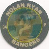 1991 Score 7-Eleven Superstar Action Coins: Northern California Region #8 HG Nolan Ryan Front