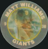 1991 Score 7-Eleven Superstar Action Coins: Northern California Region #15 HG Matt Williams Front