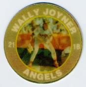 1991 Score 7-Eleven Superstar Action Coins: Southern California Region #7 PJ Wally Joyner Front
