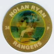 1991 Score 7-Eleven Superstar Action Coins: Southern California Region #12 PJ Nolan Ryan Front