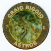 1991 Score 7-Eleven Superstar Action Coins: Texas Region #1 BJ Craig Biggio Front