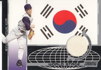 2003 Stadium Club - World Stage Relics #WS-BK Byung-Hyun Kim Front