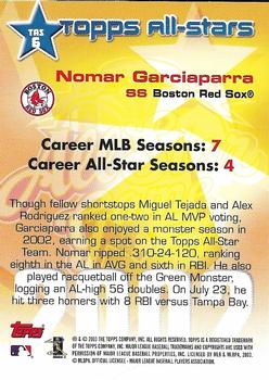 2003 Topps - All-Stars #TAS6 Nomar Garciaparra Back