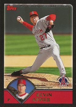 2003 Topps - Black #41 Kevin Appier Front