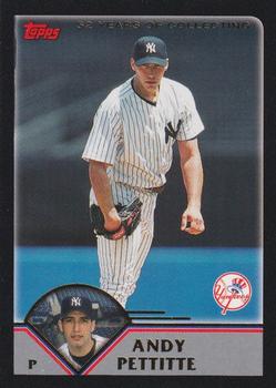 2003 Topps - Black #497 Andy Pettitte Front