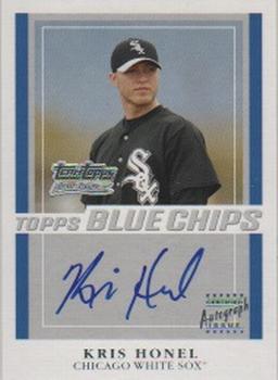 2003 Topps - Blue Chips Autographs #TT-KH Kris Honel Front