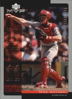 2001 Upper Deck MVP #190 Mike Matheny Front