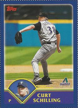 2003 Topps - Box Bottoms #11 Curt Schilling Front