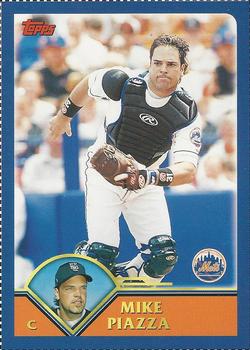 2003 Topps - Box Bottoms #500 Mike Piazza Front
