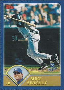 2003 Topps - Box Bottoms #585 Mike Sweeney Front