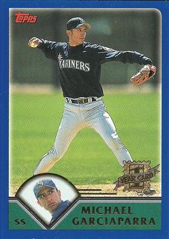 2003 Topps - First Year Player #3 Michael Garciaparra Front