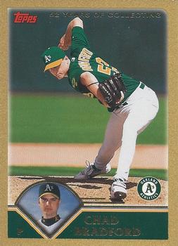 2003 Topps - Gold #29 Chad Bradford Front