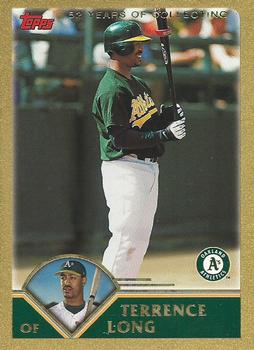 2003 Topps - Gold #175 Terrence Long Front