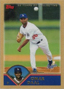 2003 Topps - Gold #256 Omar Daal Front