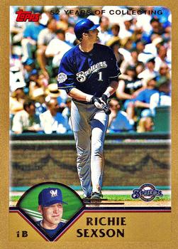 2003 Topps - Gold #480 Richie Sexson Front