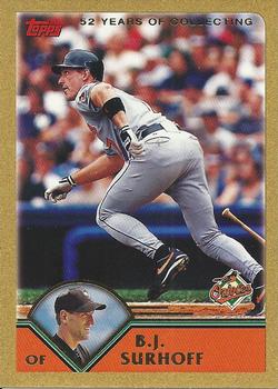 2003 Topps - Gold #517 B.J. Surhoff Front