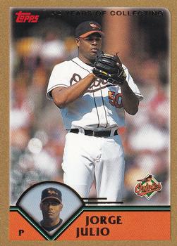 2003 Topps - Gold #538 Jorge Julio Front
