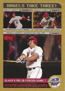 2003 Topps - Gold #720 Anaheim Angels Front