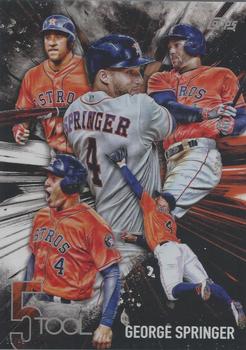 2017 Topps 5 Tool 5x7 #5T-30 George Springer Front