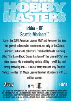 2003 Topps - Hobby Masters #HM1 Ichiro Suzuki Back