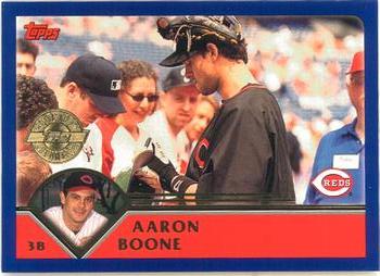 2003 Topps - Home Team Advantage #48 Aaron Boone Front