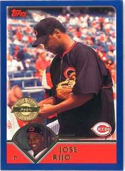 2003 Topps - Home Team Advantage #99 Jose Rijo Front