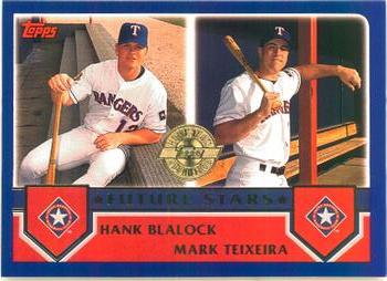 2003 Topps - Home Team Advantage #324 Hank Blalock / Mark Teixeira  Front