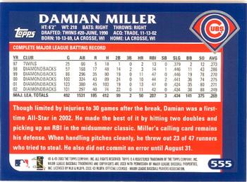 2003 Topps - Home Team Advantage #555 Damian Miller Back