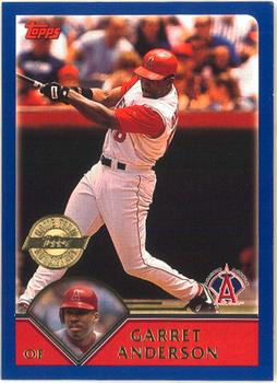 2003 Topps - Home Team Advantage #600 Garret Anderson Front