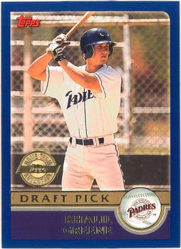 Khalil Greene autographed Baseball Card (San Diego Padres) 2003 Topps #T164