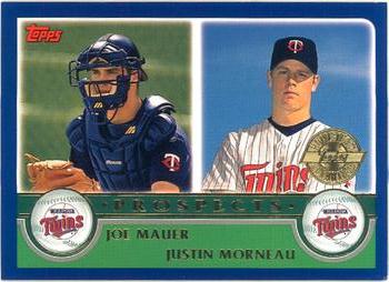 2003 Topps - Home Team Advantage #680 Joe Mauer / Justin Morneau  Front