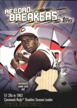 2003 Topps - Record Breakers Relics #RBR-FR1 Frank Robinson Front