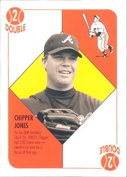 2003 Topps - Red Backs #NNO Chipper Jones Front