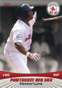 2011 Choice Pawtucket Red Sox #03 Hector Luna Front