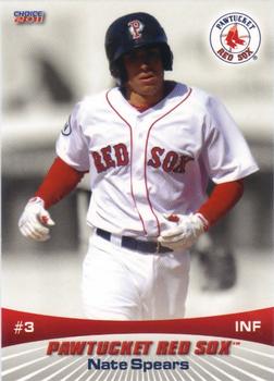 2011 Choice Pawtucket Red Sox #05 Nate Spears Front