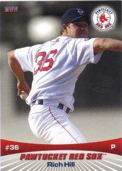 2011 Choice Pawtucket Red Sox #11 Rich Hill Front