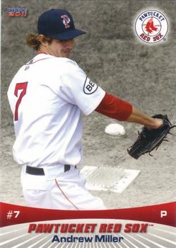 2011 Choice Pawtucket Red Sox #16 Andrew Miller Front