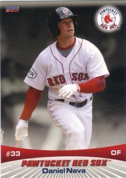 2011 Choice Pawtucket Red Sox #17 Daniel Nava Front