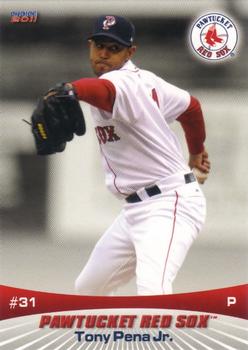 2011 Choice Pawtucket Red Sox #18 Tony Pena Jr. Front