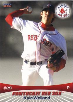 2011 Choice Pawtucket Red Sox #25 Kyle Weiland Front