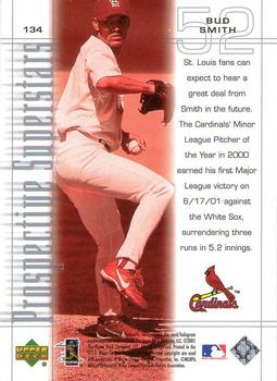 2001 Upper Deck Pros & Prospects #134 Bud Smith Back