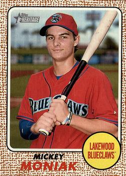 2017 Topps Heritage Minor League #10a Mickey Moniak Front