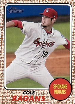 2017 Topps Heritage Minor League #97 Cole Ragans Front