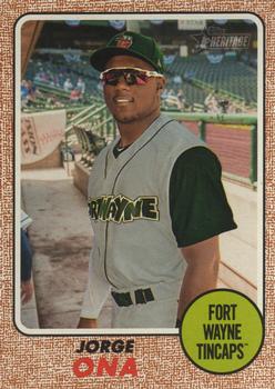2017 Topps Heritage Minor League #127 Jorge Ona Front