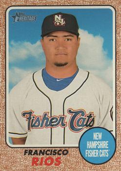 2017 Topps Heritage Minor League #167 Francisco Rios Front