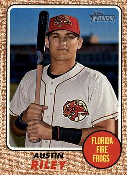 2017 Topps Heritage Minor League #170 Austin Riley Front