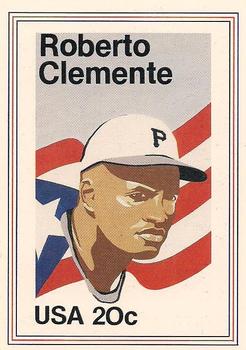 1989 U.S. Postal Service Baseball Legends #NNO Roberto Clemente Front